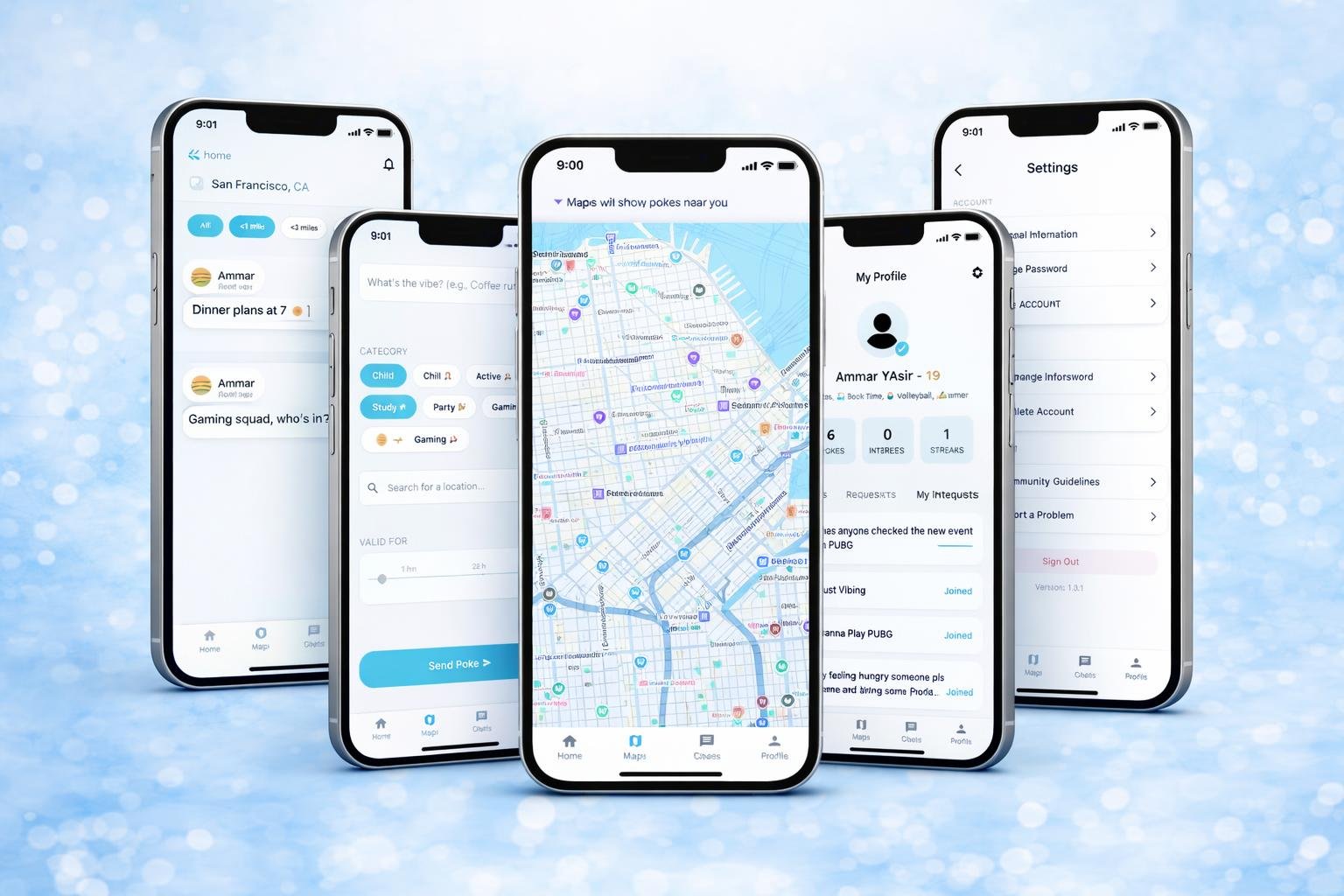 PokeUP app screenshot